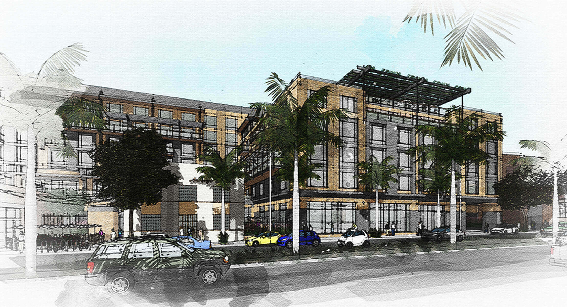 Rendering of Assisted Living and Retail